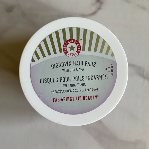 NWT First Aid Beauty Ingrown Hair Pads with BHA & AHA 28ct - Picture 2 of 7